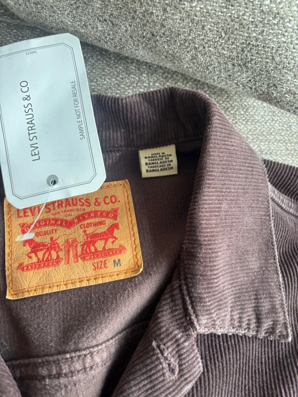 Levi's Dark Brown Corduroy Truck Jacket - Picture 9 of 14